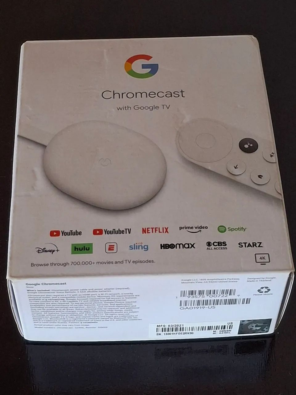 Streaming Google tv