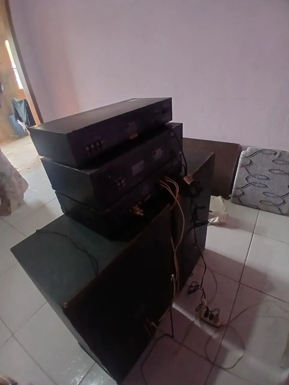 Som Technics completo.  Aceito trocas  - Foto 5