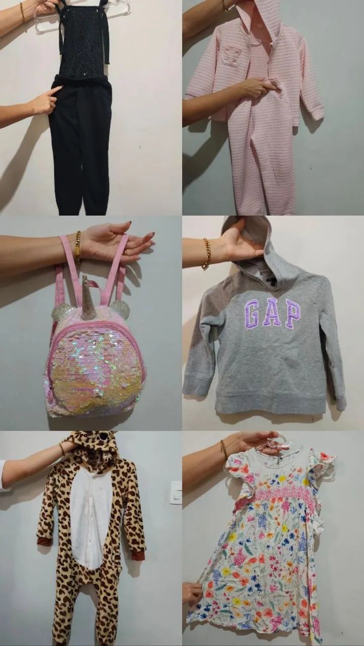 Lote de roupas menina tam 6 e 8 - Foto 3