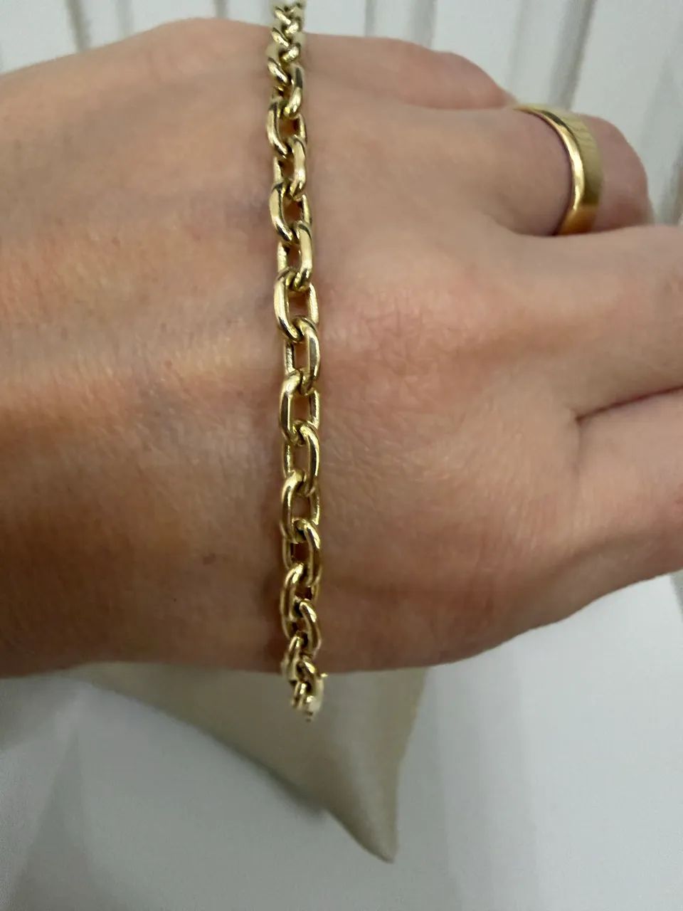 Pulseira ouro 18k, 3.8 gramas. - Foto 2