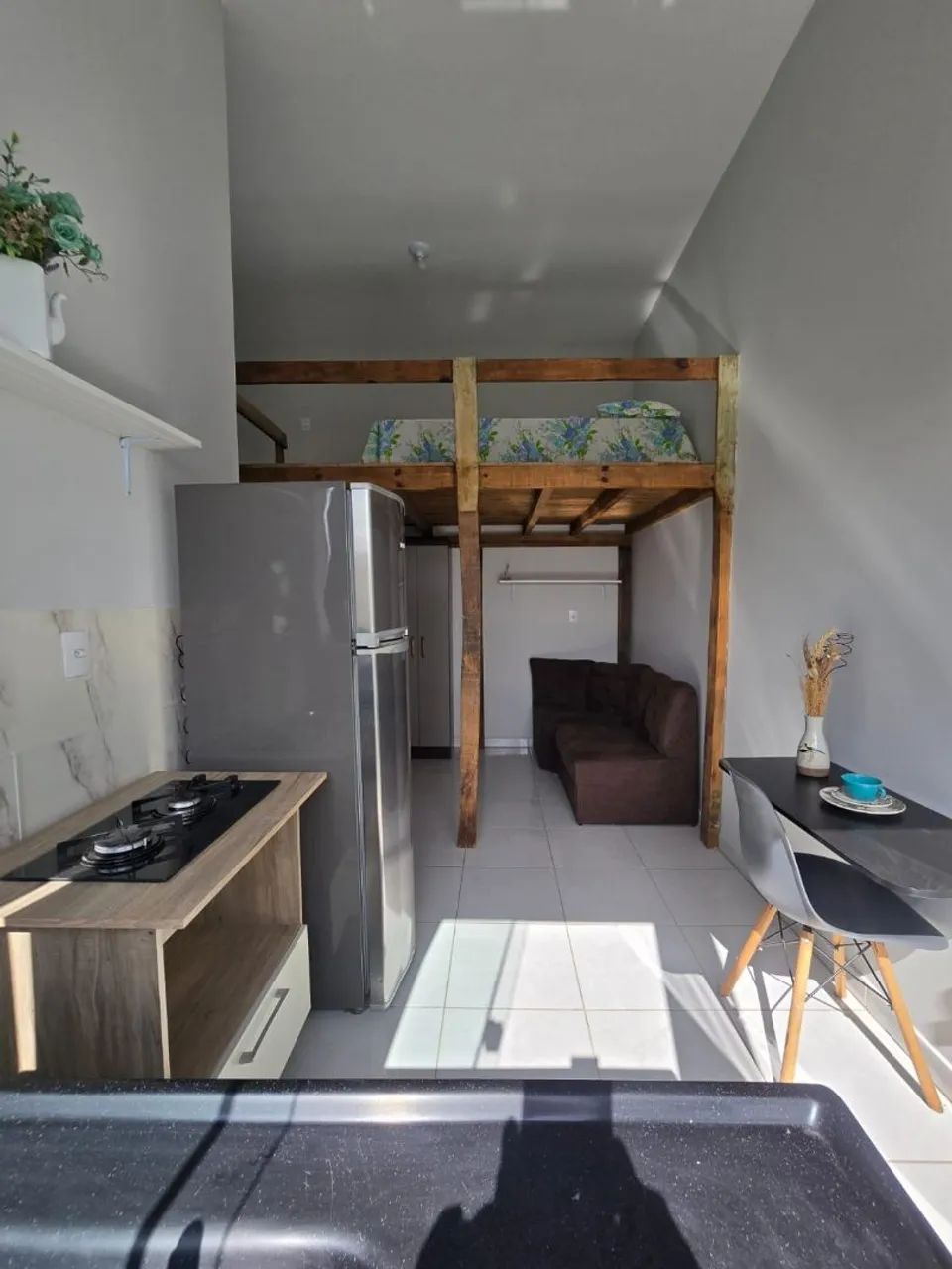 Kitnet/Loft MOBILIADA direto proprietário 