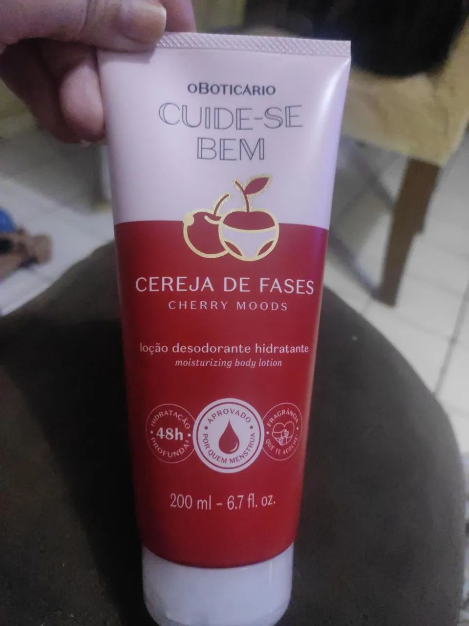 Hidratante cereja de fases lacrado