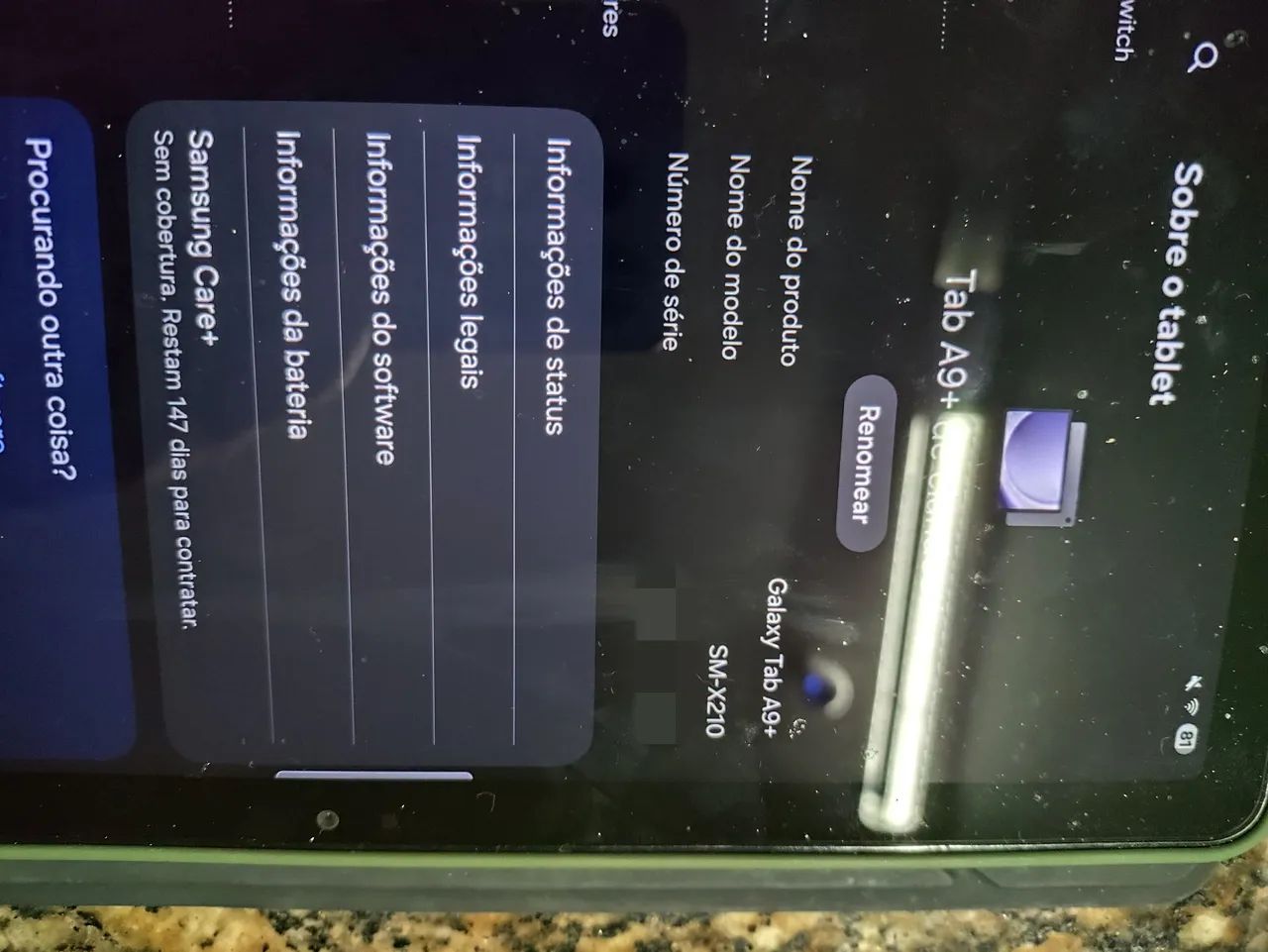 Tablet A9+ 64 Gb 4Ram Perfeito estado  - Foto 2