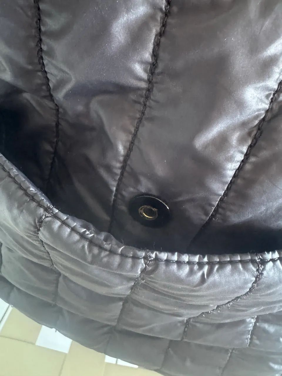 Bolsa matelassê Zara Preta - Foto 5