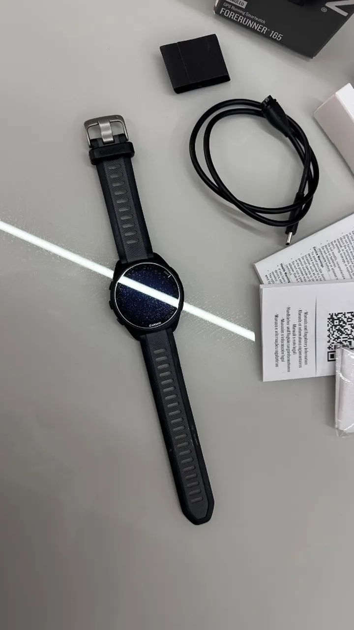 Garmin FORERUNNER 165 Amoled GPS Running Smartwhatch
