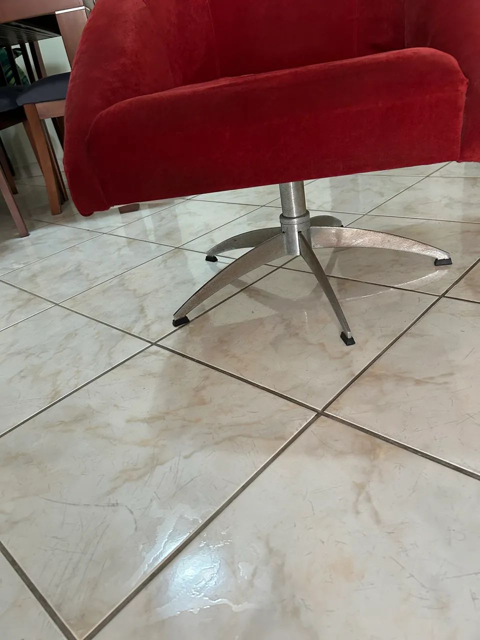 Poltrona decorativa giratória  - Foto 3