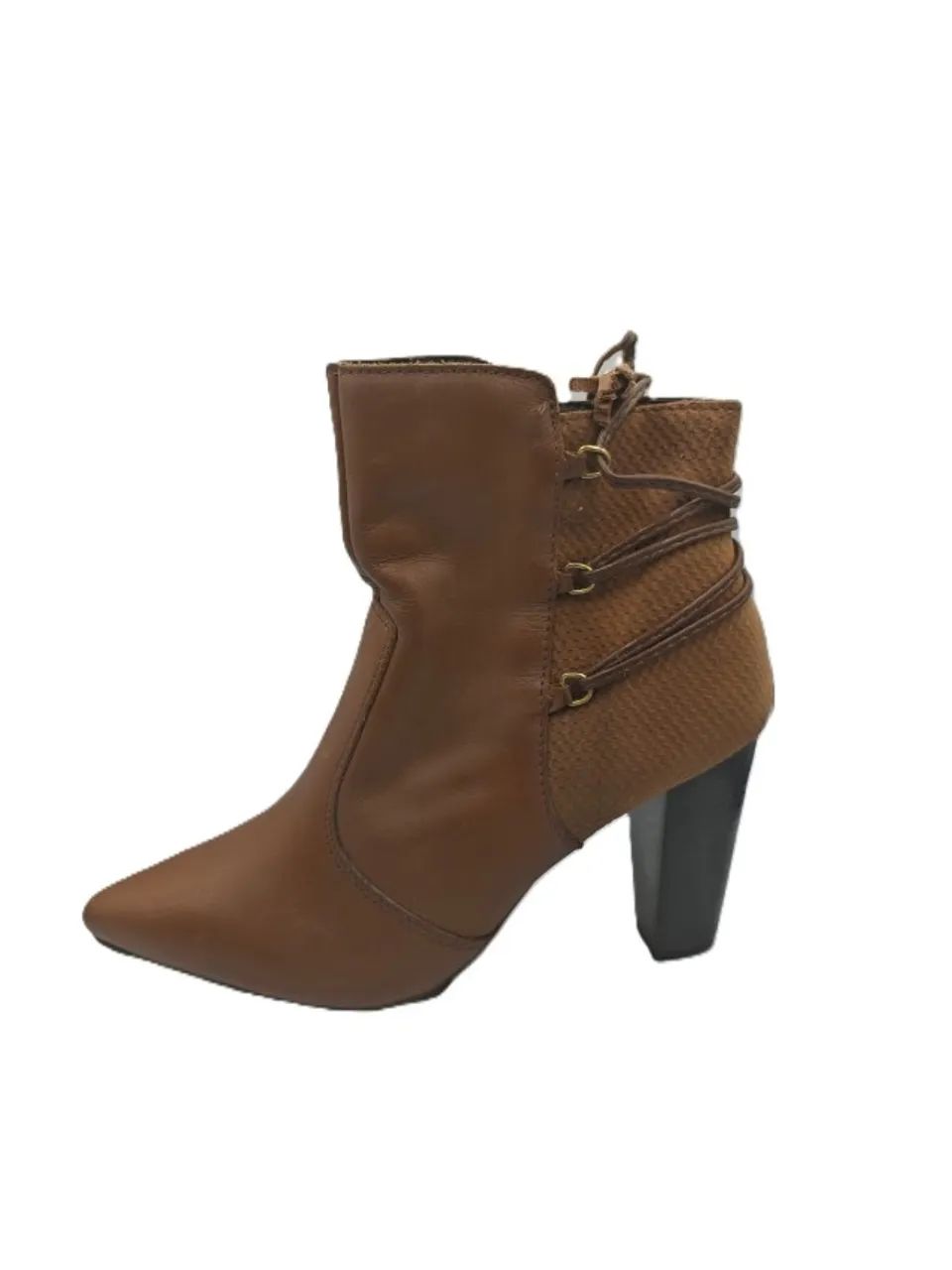 Botas De Couro Marrom - Foto 4