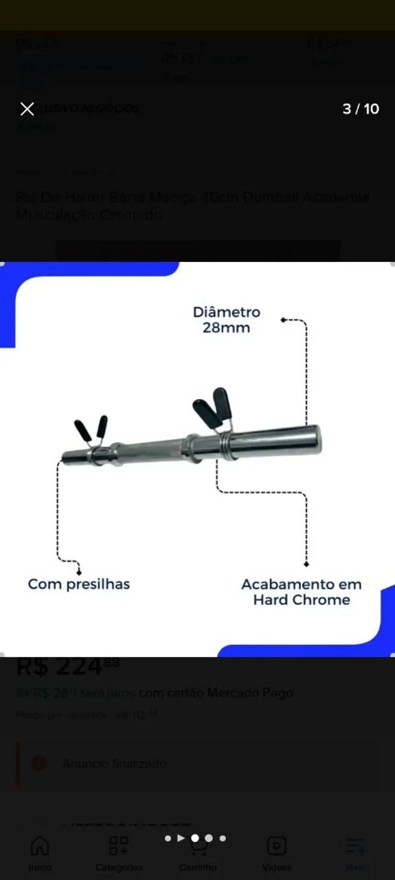 Par de Halteres  - Foto 3