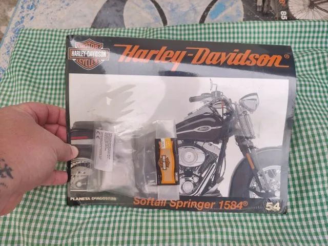 Harley Davidson Fat Boy 1:4 - Planeta DeAgostini - Peças Avulsas - Foto 4