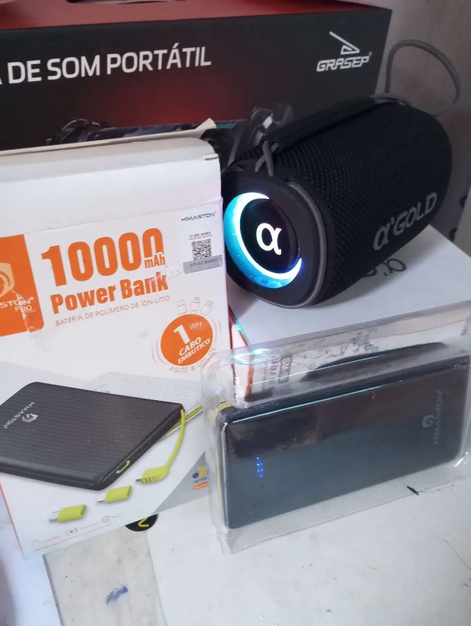 Sonzinho com Power bank 