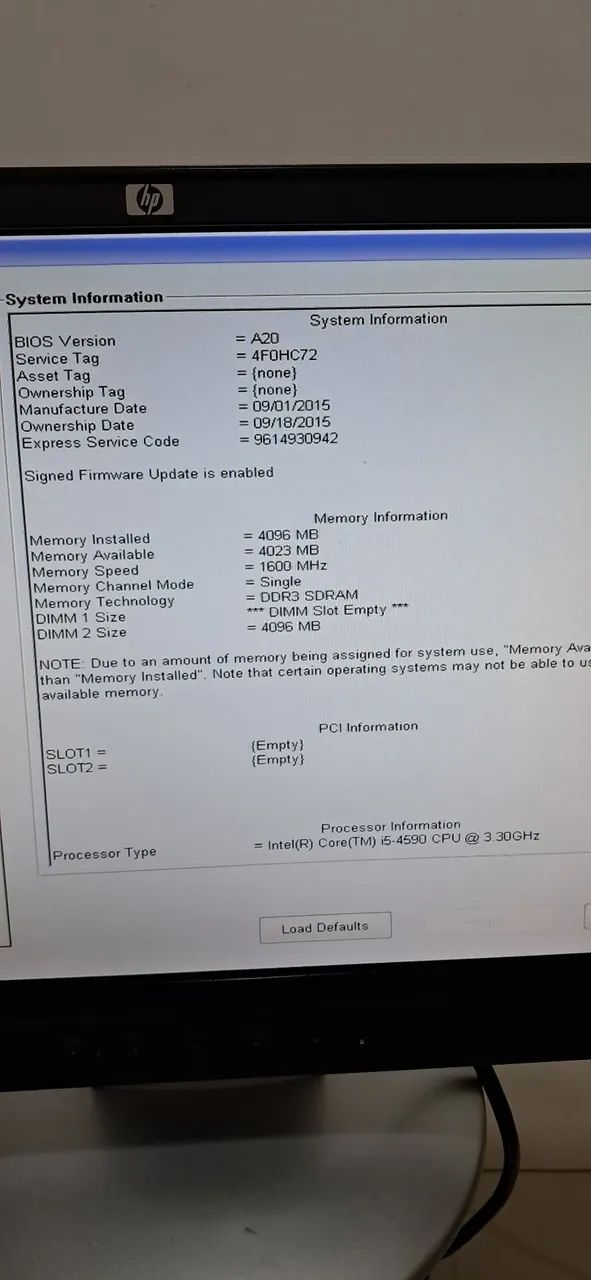 PC DESKTOP DELL OPTIPLEX 3020 CORE I5 - Foto 5