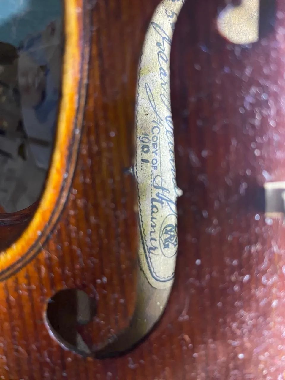 Violino antigo de autor  - Foto 3