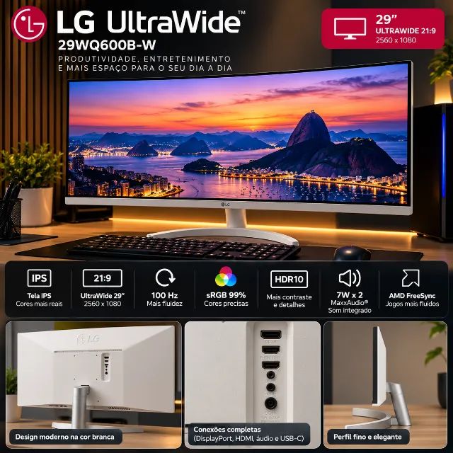 MONITOR UHD LG ULTRAWIDE 29" - Foto 3