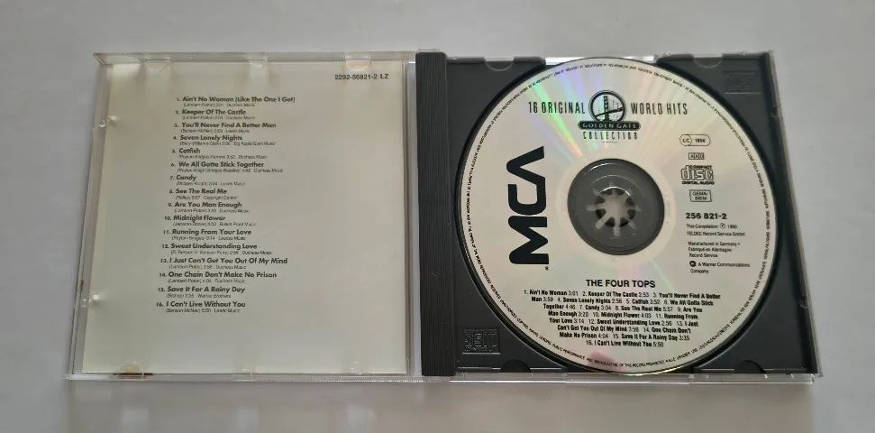 CD The Four Tops - World Hits - MCA - Made in Germany - Foto 2