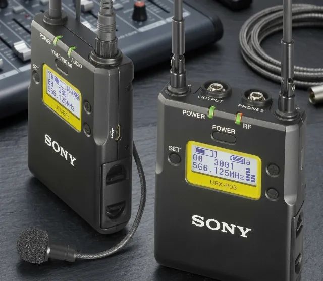  2 Microfone de Lapela UWP-D11 SONY-EM PERFEITO ESTADO E COM OS FIOS - Foto 3