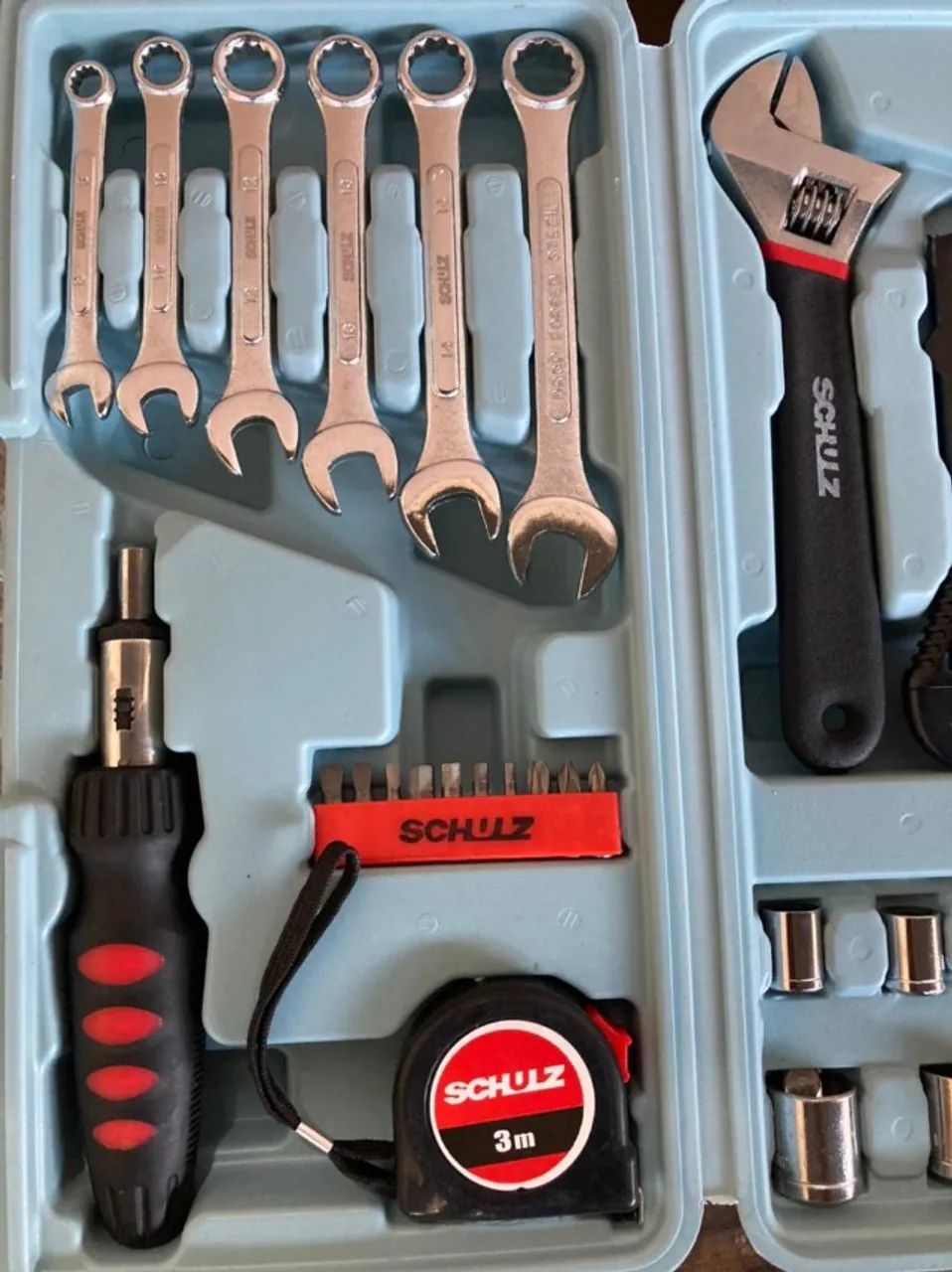  Maleta De Ferramentas Com Maleta Dobrável 160 Peças - Schulz - Foto 3