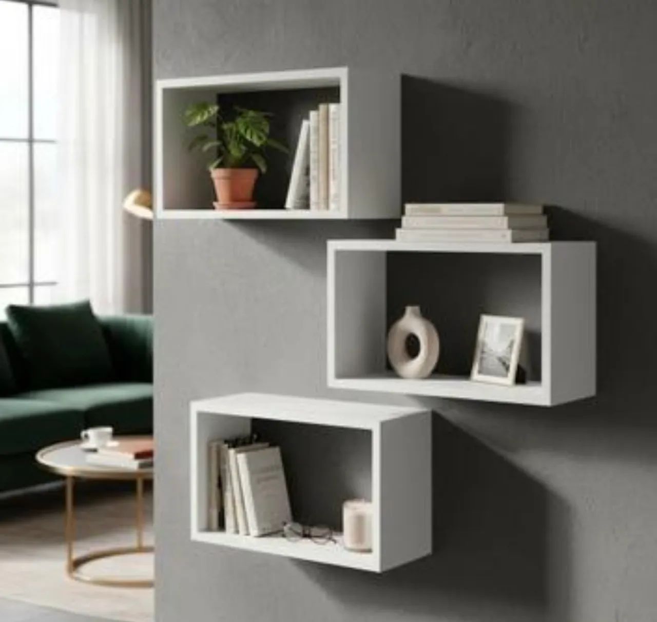 Kit de nichos para quarto e sala