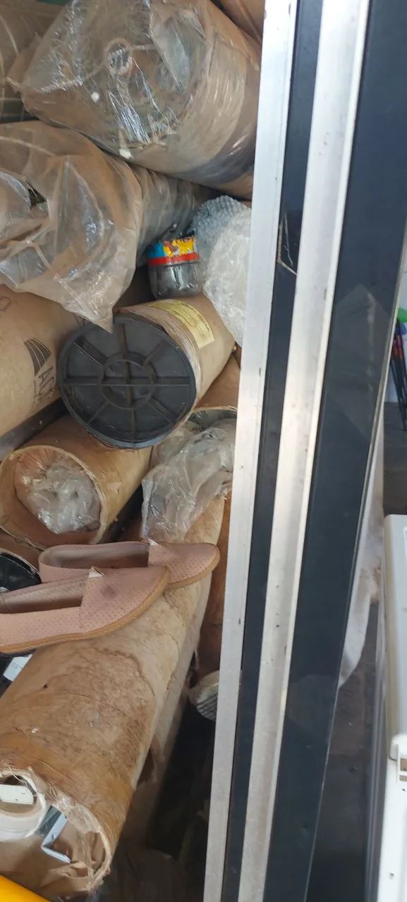Mesa de corte e fabricação de persianas rolos 