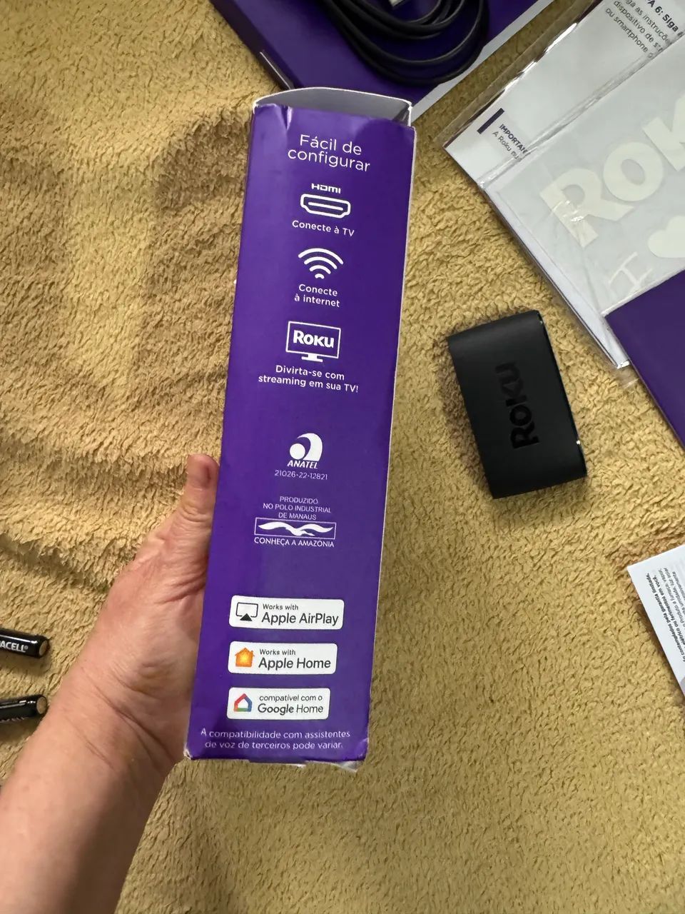 Roku Express | Dispositivo de streaming para TV HD compatível com Alexa, Siri e Google.  - Foto 3