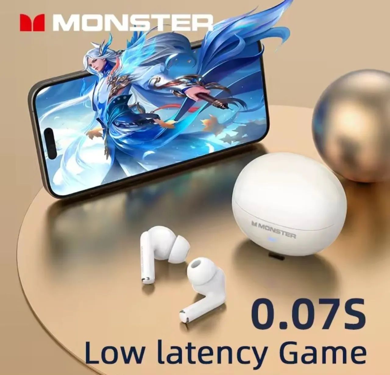 Fone Monster Bluetooth 6.0 Maxstar MQT39 - Foto 5
