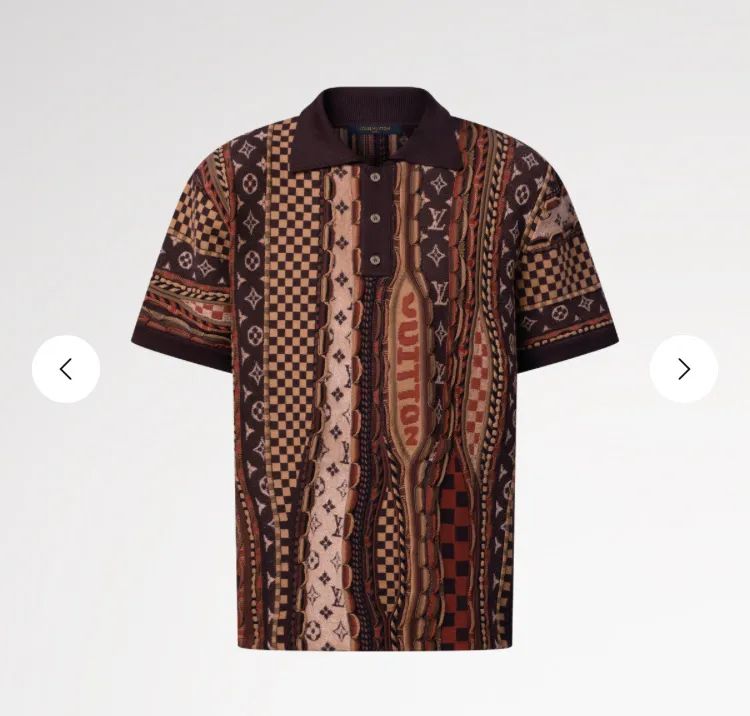 Camisa LV Polo Manga High Quality