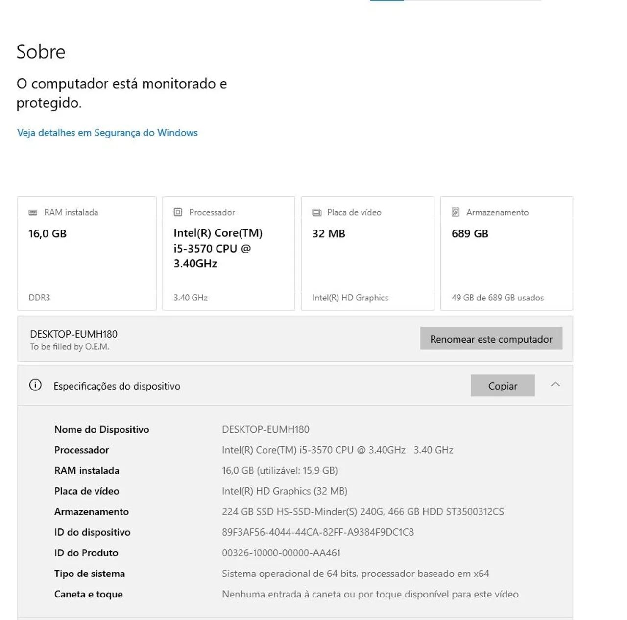 PC Intel Core i5 | 16GB RAM | SSD 240GB + HD 500GB - Foto 4