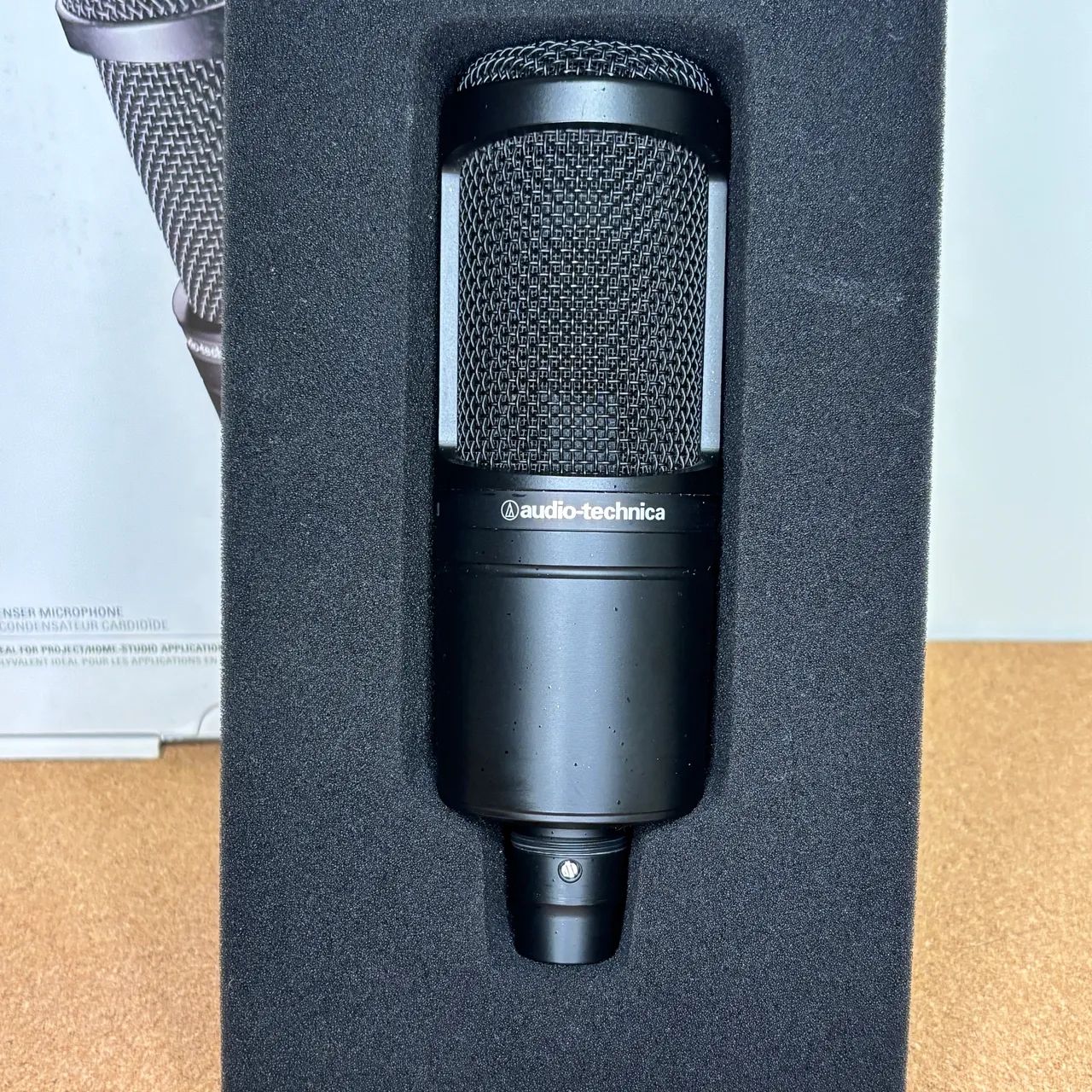 Microfone AT2020 Audio-Technica + Pedestal Girafa + Vocal Booth + Pop Filter - Foto 3