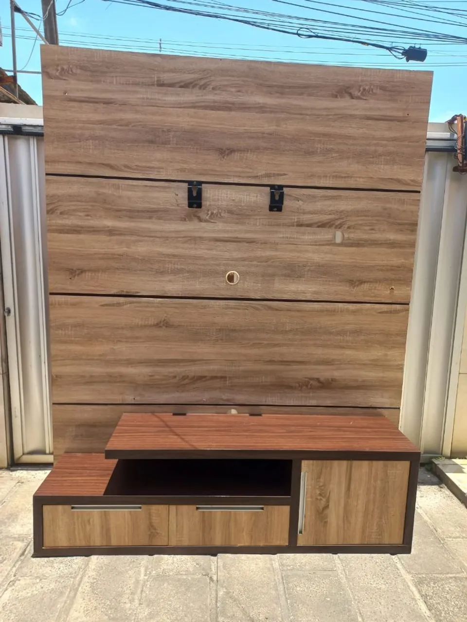 Rack com painel 