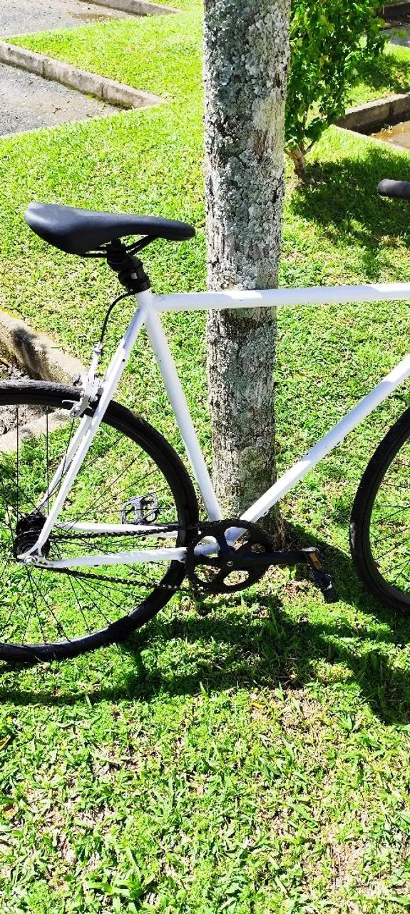 Bicicleta Urbana Hi-Ten Branca - Foto 4