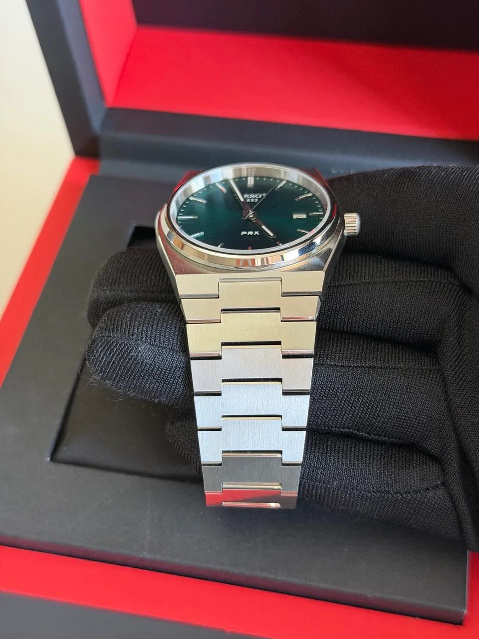 Relógio Tissot Prx Green original completo  - Foto 3