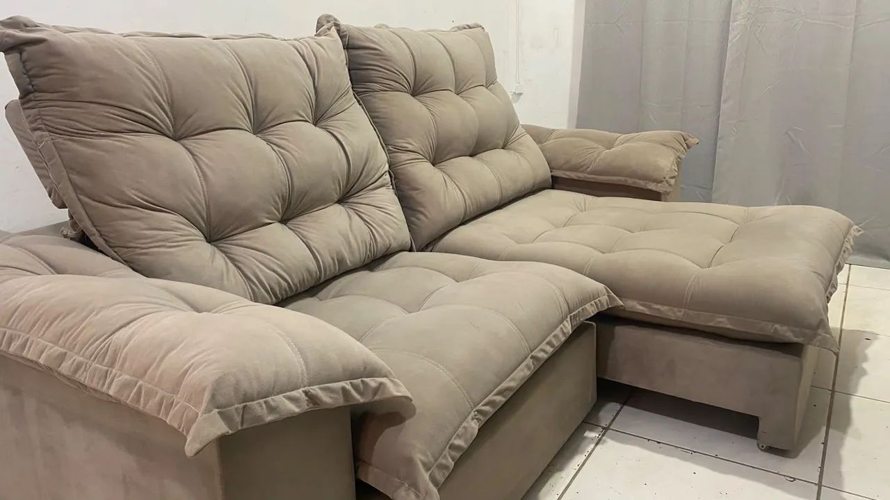 SOFÁ RETRÁTIL E RECLINÁVEL  - Foto 3