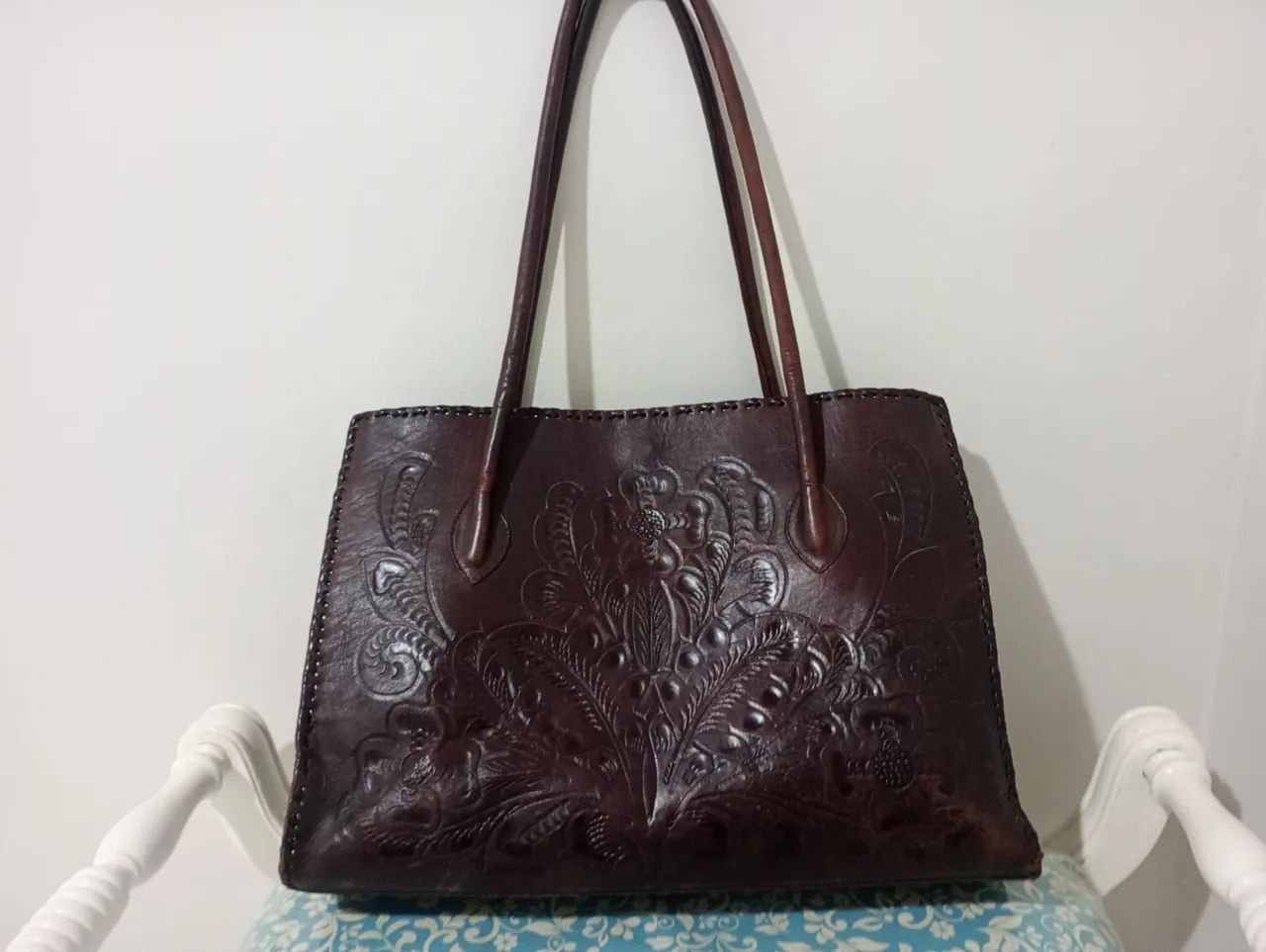 Bolsa de couro mexicana - Foto 3