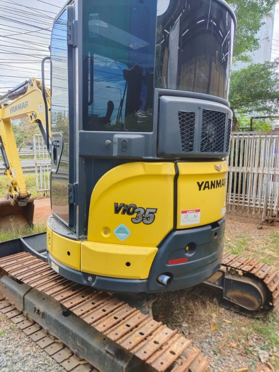 MINI ESCAVADEIRA YANMAR VIO35 ANO 2019  - Foto 3