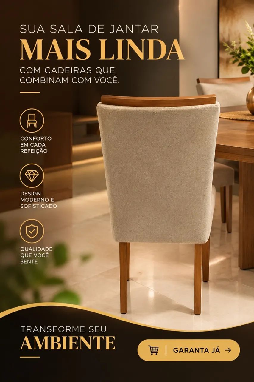 Cadeiras de jantar 