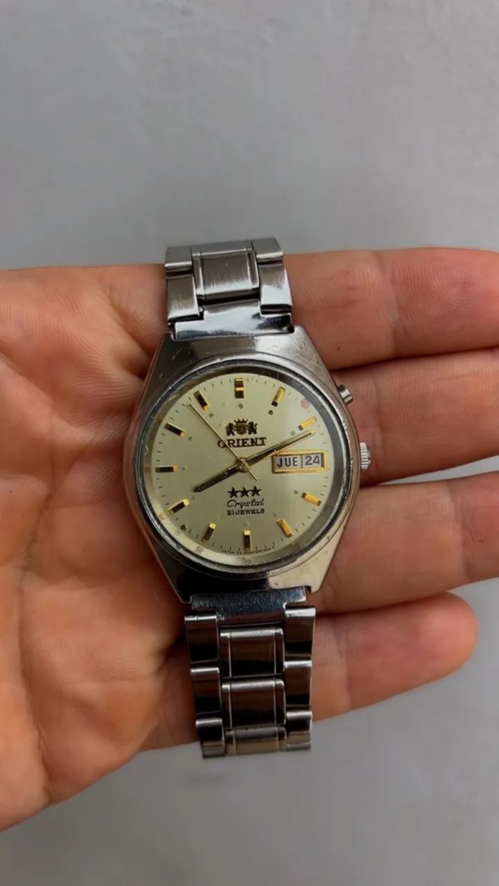 Orient três estrelas automático - REVISADO