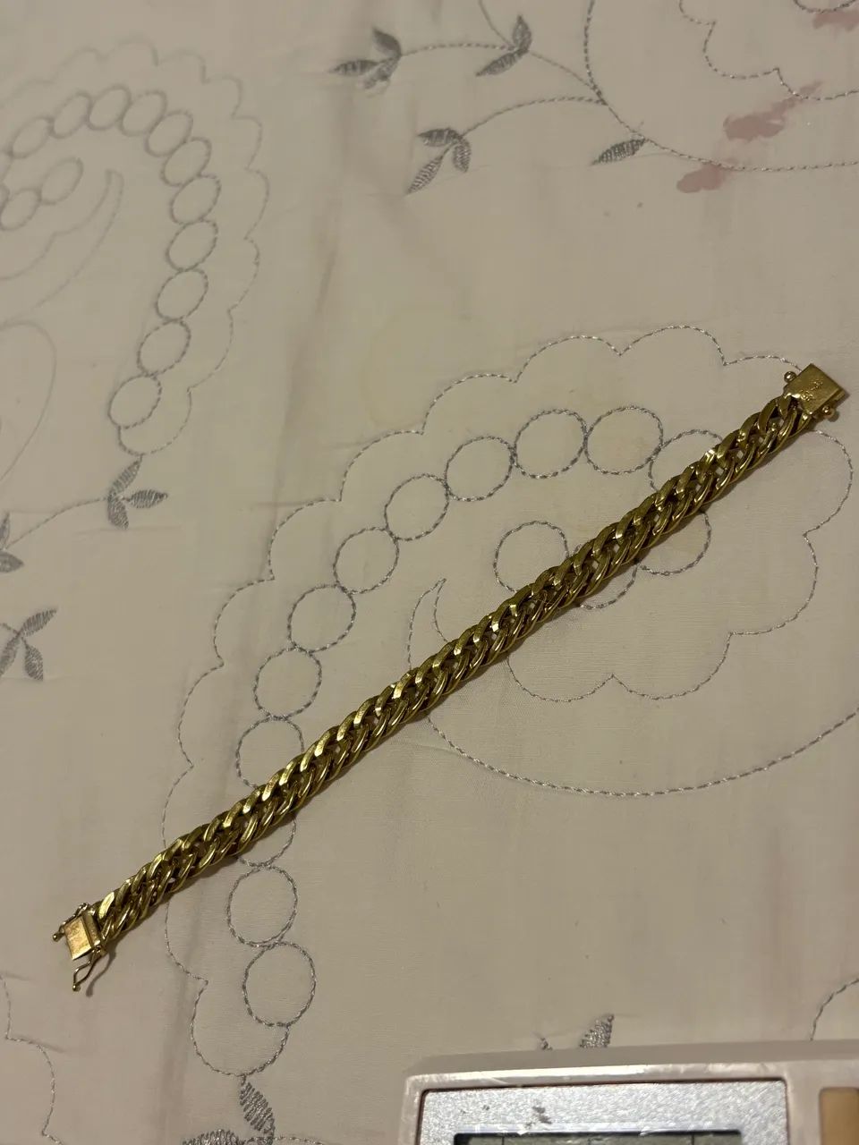 Pulseira grossa de ouro 18k