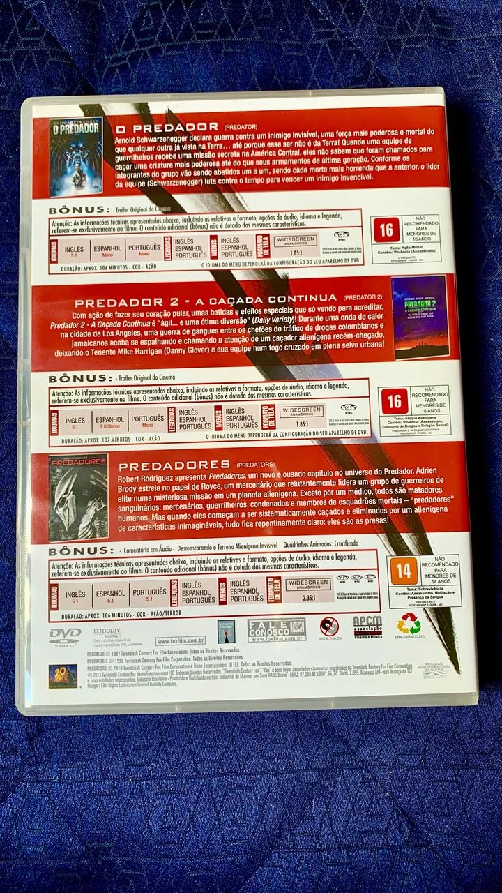 Predador - Trilogia | DVD Original  - Foto 2