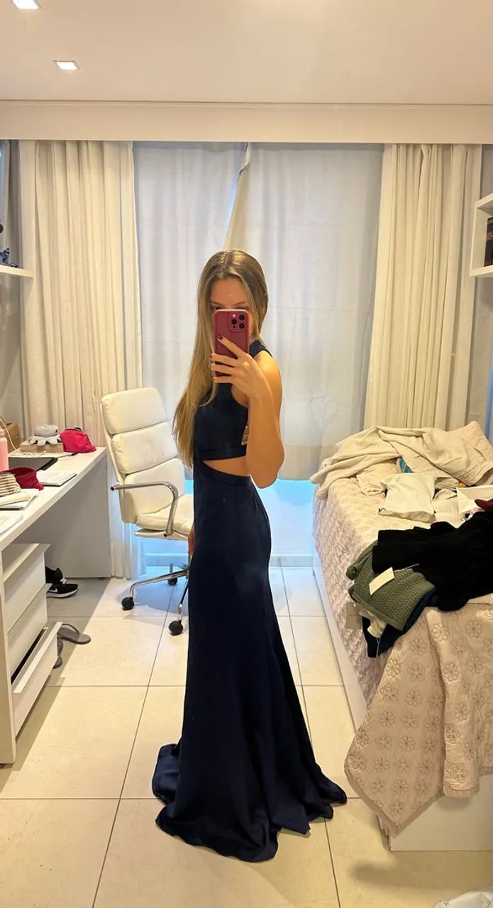 Vestido longo de festa