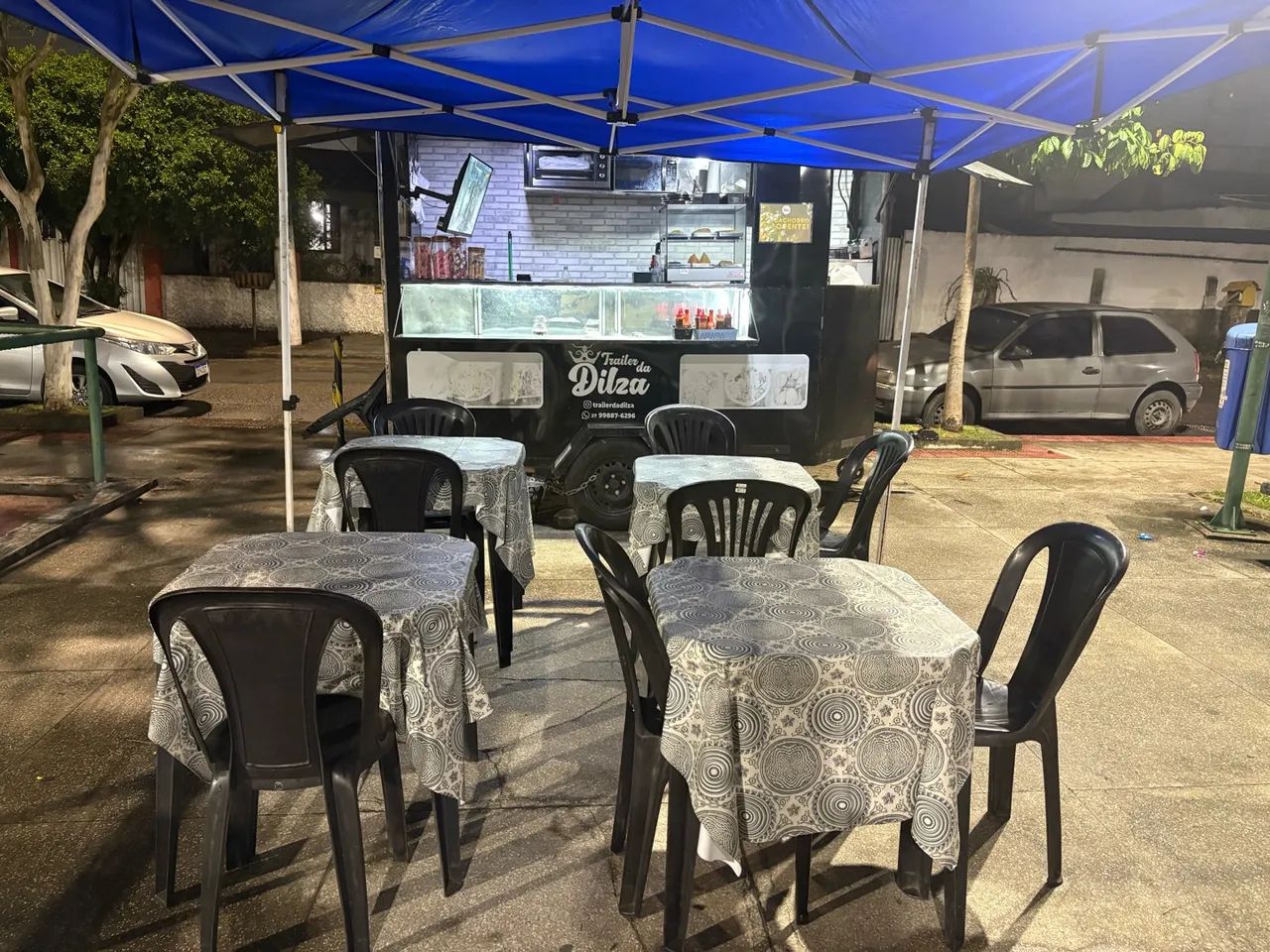 Trailer de alimentação, Pronto para Trabalhar / Equipado.
