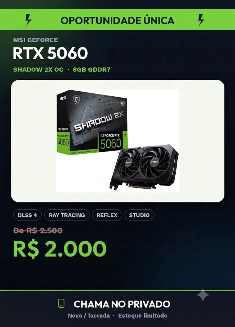RTX 5060 - placa de video 