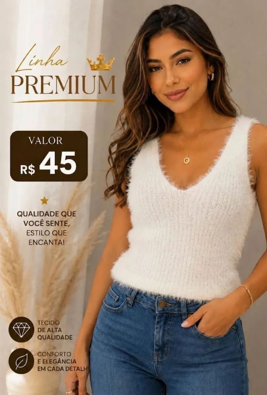 Blusa feminina premium 