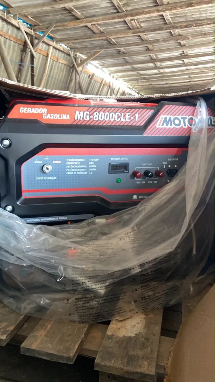 Gerador Motomil 800CLE GASOLINA 