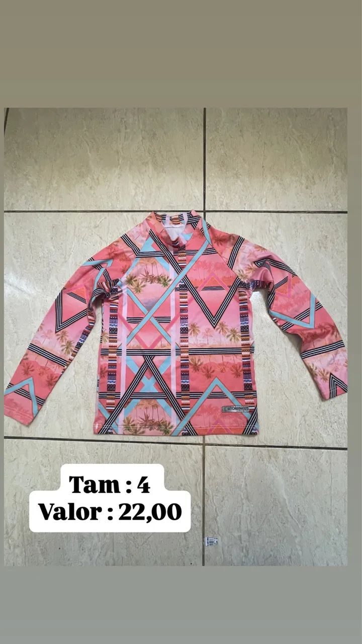 Blusa  de sol UV infantil 