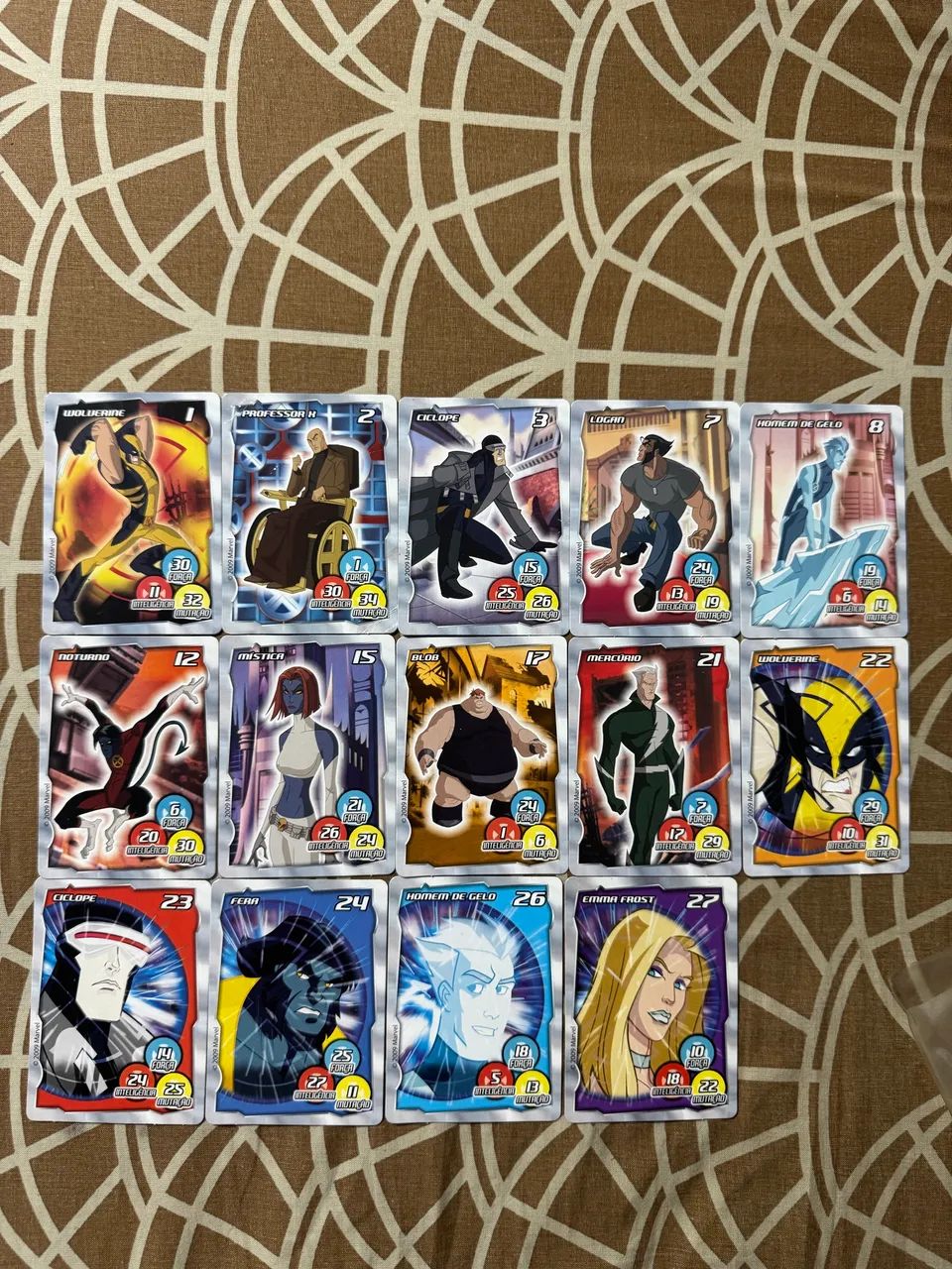 Cartas Wolverine e X-Man