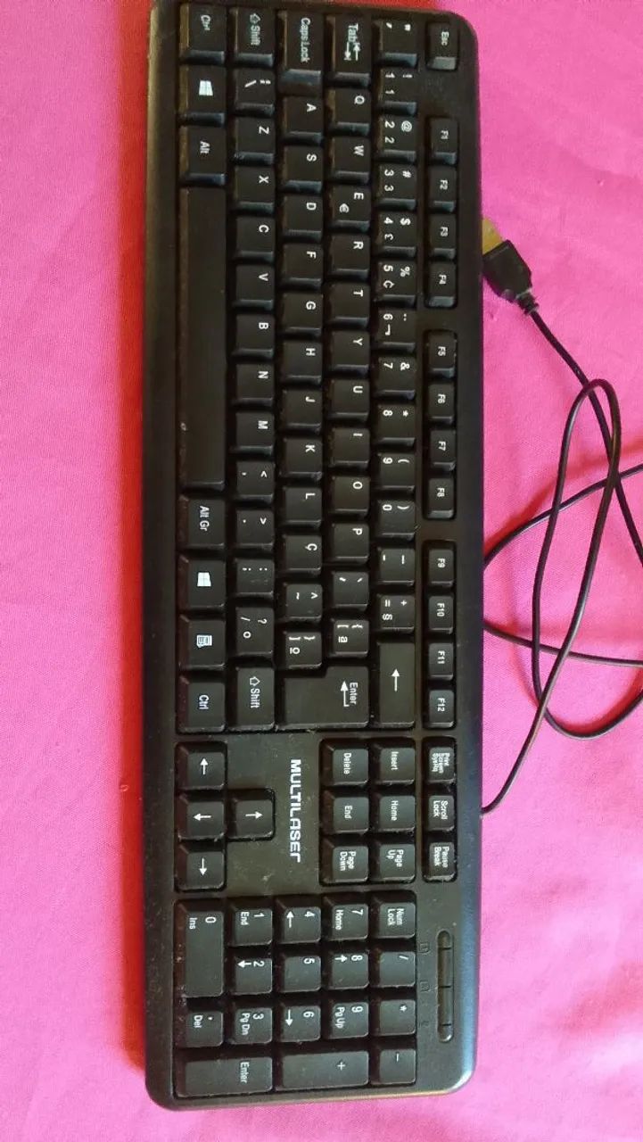 Teclado slim Multilaser 