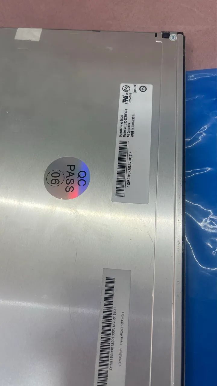 DISPLAY TELA IHM INDUSTRIAL PANEL 15" G150XTN06.0 AU OPTRONICS - Foto 5
