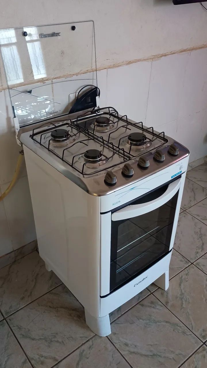 Fogão 4bocas esmaltec elétrico  - Foto 6