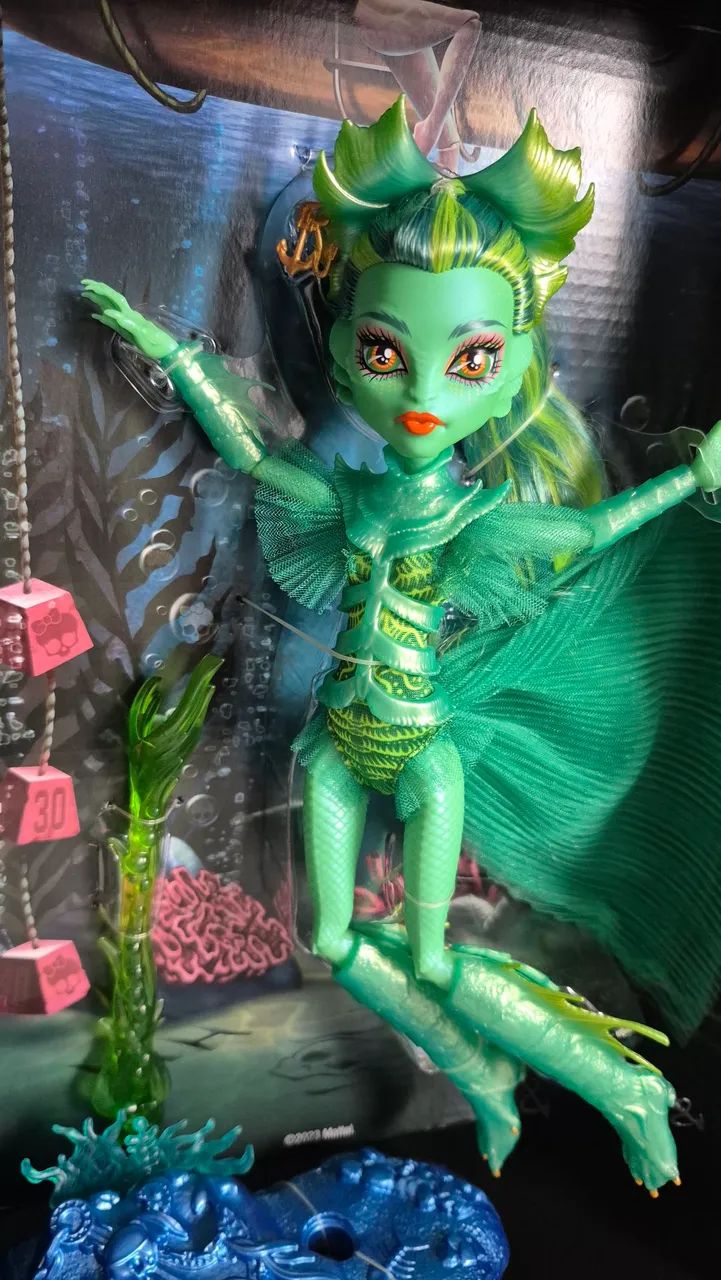 Boneca monster high skullector creature from the black lagoon - Foto 3