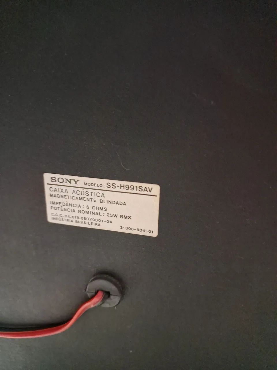 1 caixa de som sony .6 ohms. Funcionando  - Foto 4