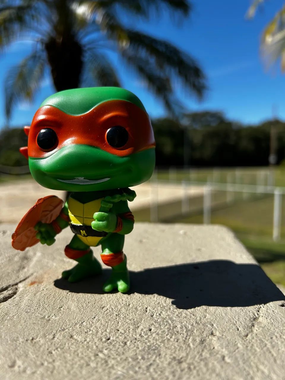 Funko pop Michelângelo Tartarugas Ninja com caixa  - Foto 4